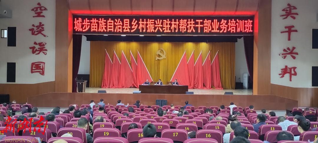 全县乡村振兴驻村帮扶干部业务培训班结业_邵阳头条网